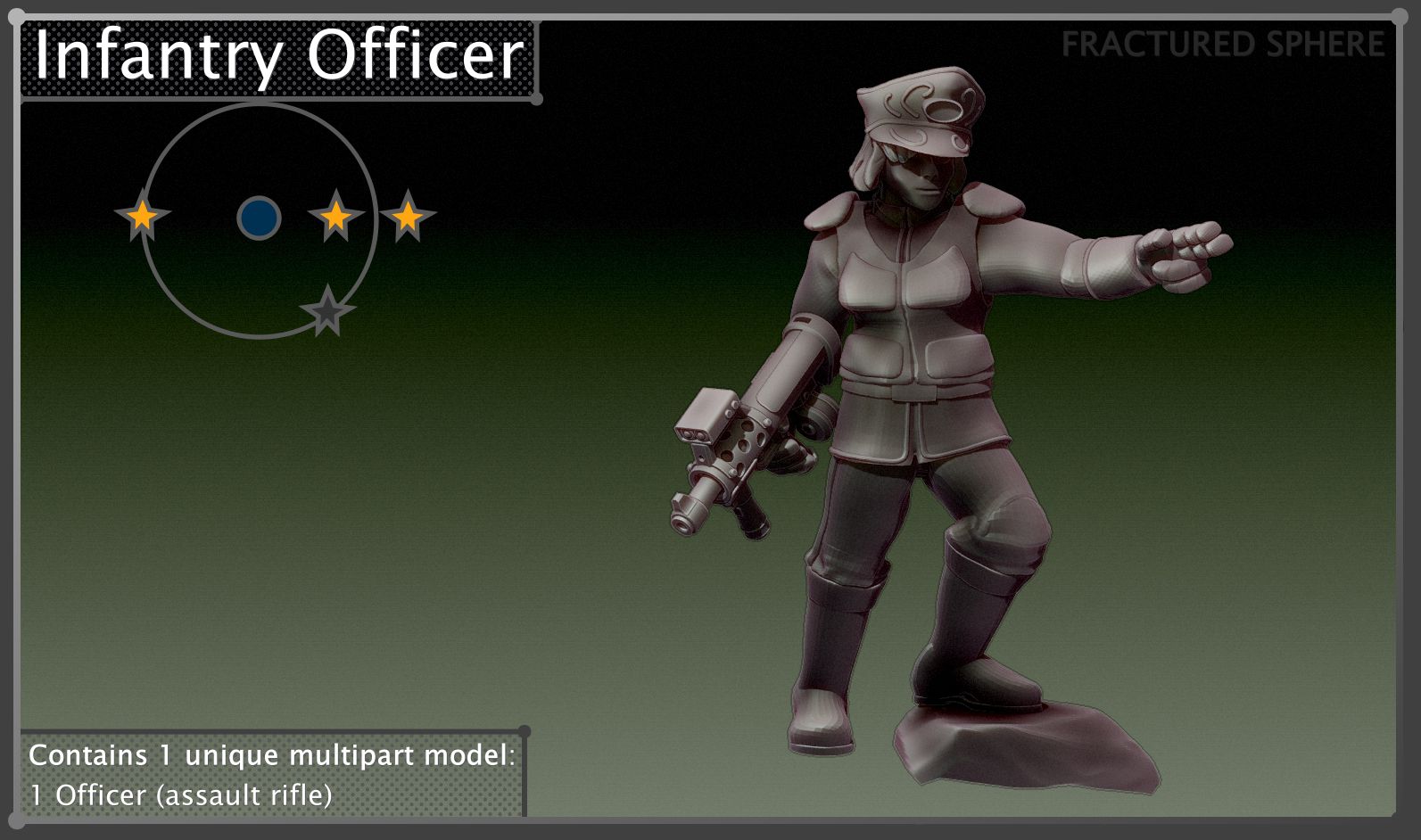 Fractured Sphere - E.S.U.F. Infantry Officer